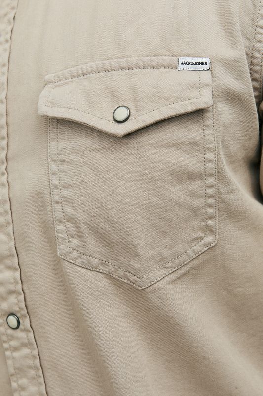 Džinsa krekls JACK & JONES 12138115-Crockery