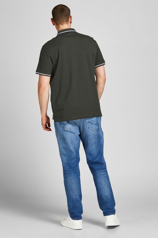 Polo krekls JACK & JONES 12143859-Forest-Night