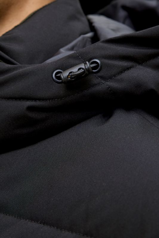 Ziemas jaka JACK & JONES 12278792-Rosin-BLACK-BL