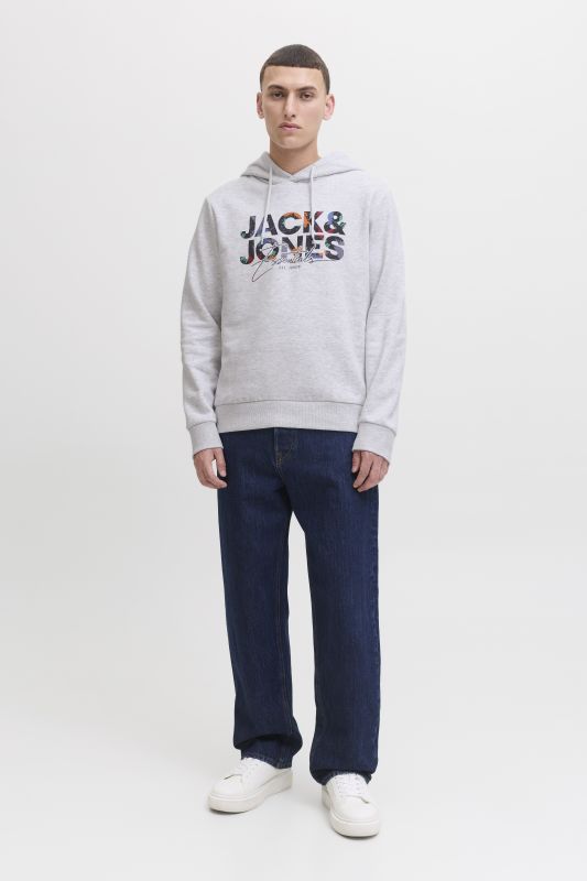 Sporta džemperis JACK & JONES 12279119-White-Melange