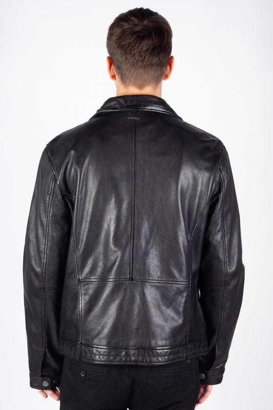 Ādas jaka DEERCRAFT 3701-0154-black