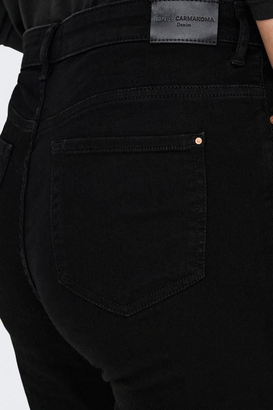 Džinsu bikses ONLY CARMAKOMA 15321079-Washed-Black