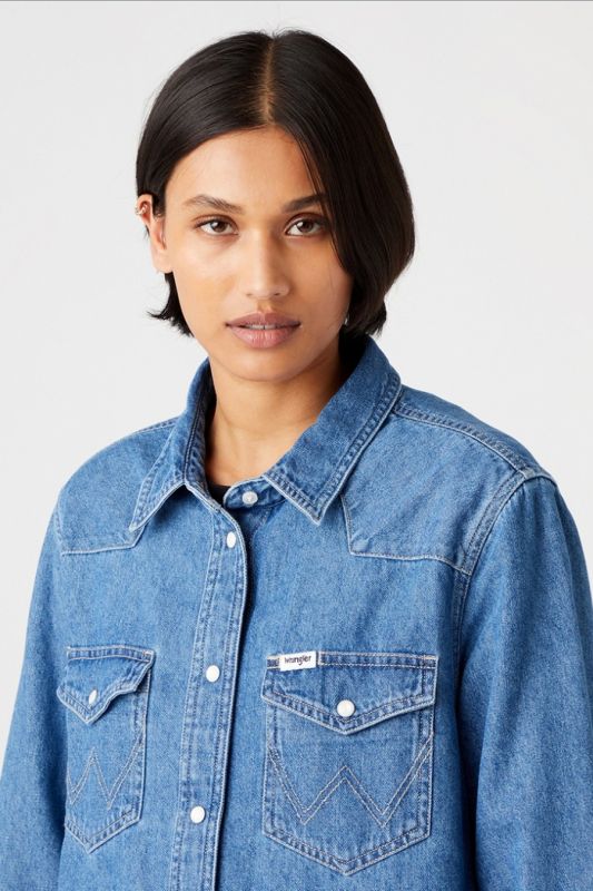 Džinsa krekls WRANGLER W5S96OX8E
