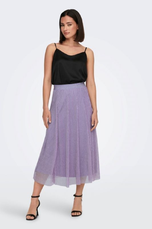 Svārki ONLY 15258573-Purple-Rose