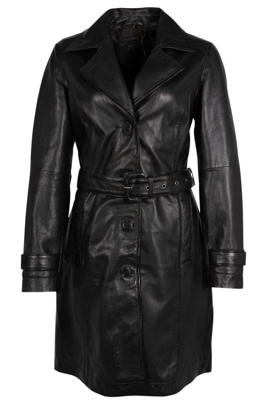 Ādas jaka MAURITIUS 1102-0017-black