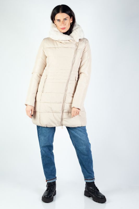 Ziemas jaka LAURA JO 19042-BEIGE