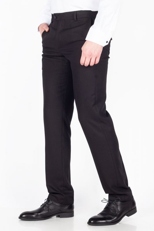 Klasiskās bikses FRAPPOLI 6211-VENUS-SIYAH-PANTS