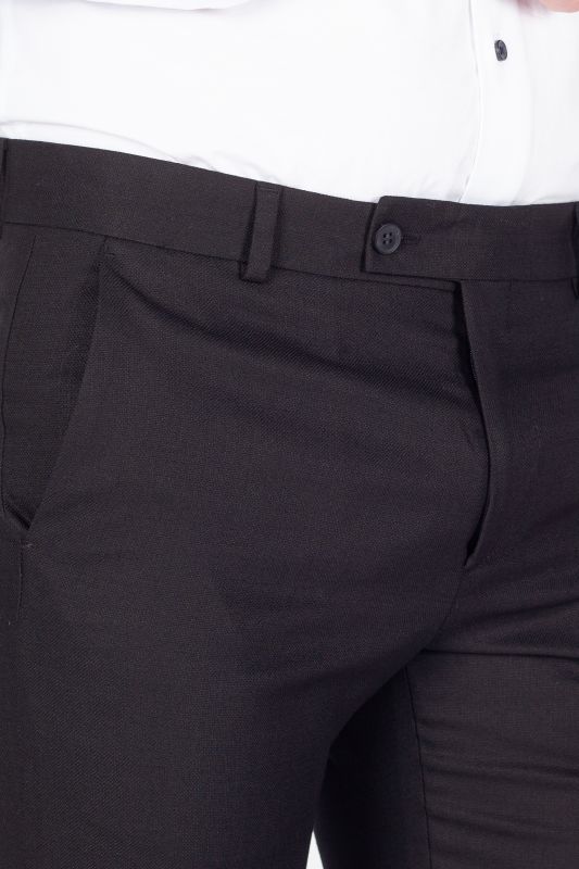 Klasiskās bikses FRAPPOLI 6211-VENUS-SIYAH-PANTS