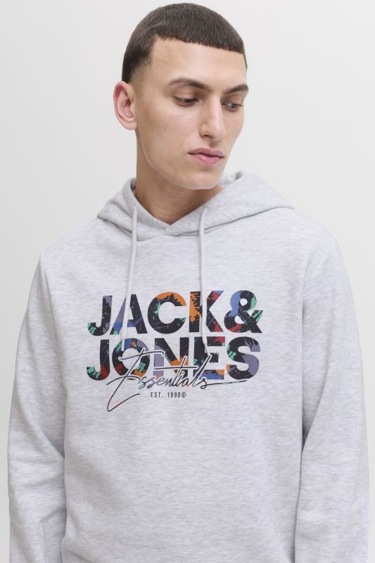 Sporta džemperis JACK & JONES 12279119-White-Melange