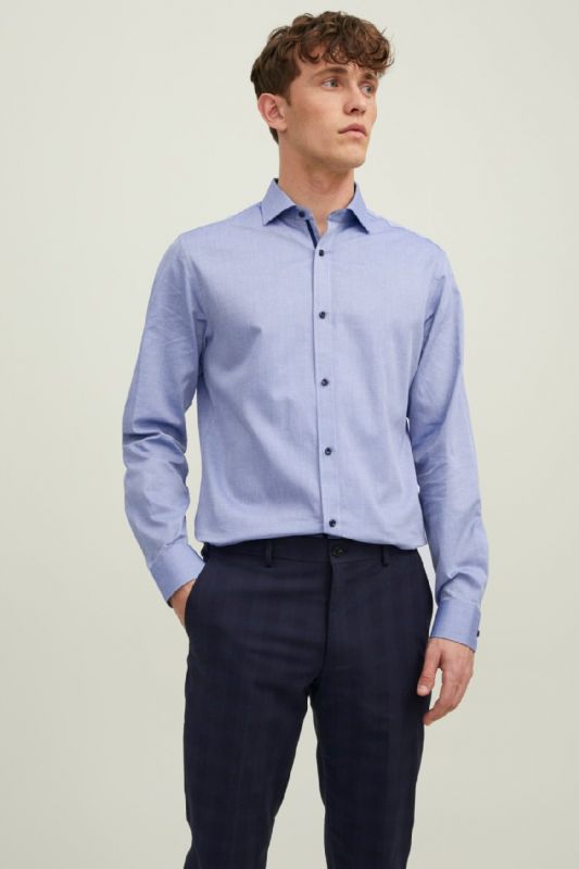 Krekls JACK & JONES 12215447-Chambray-Blue