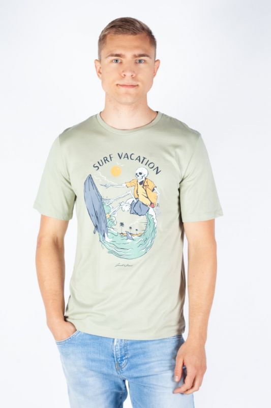 T-krekls JACK & JONES 12247808-Desert-Sage