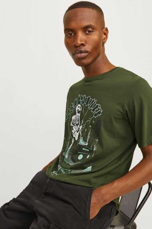 T-krekls JACK & JONES 12256782-Kombu-Green-B