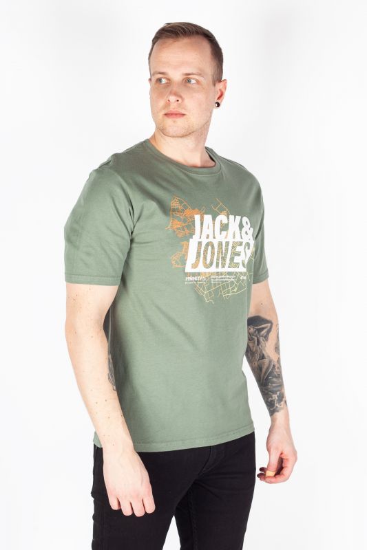 T-krekls JACK & JONES 12277931-Agave-Green