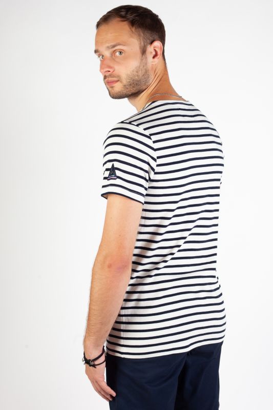 T-krekls VOILE BLEUE CHAMPION-OFFWHITE-NAVY