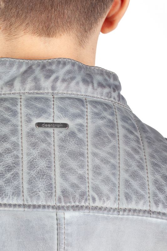 Ādas jaka DEERCRAFT 3701-0151-grey