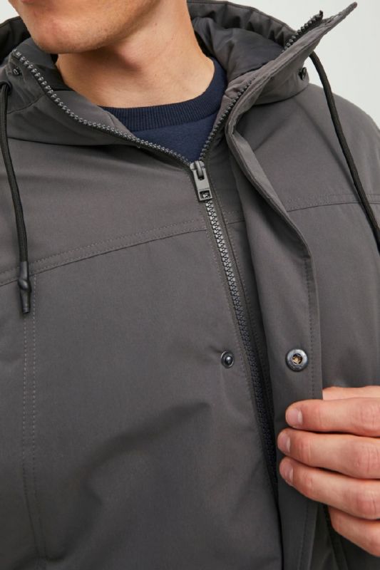 Ziemas jaka JACK & JONES 12218773-Asphalt