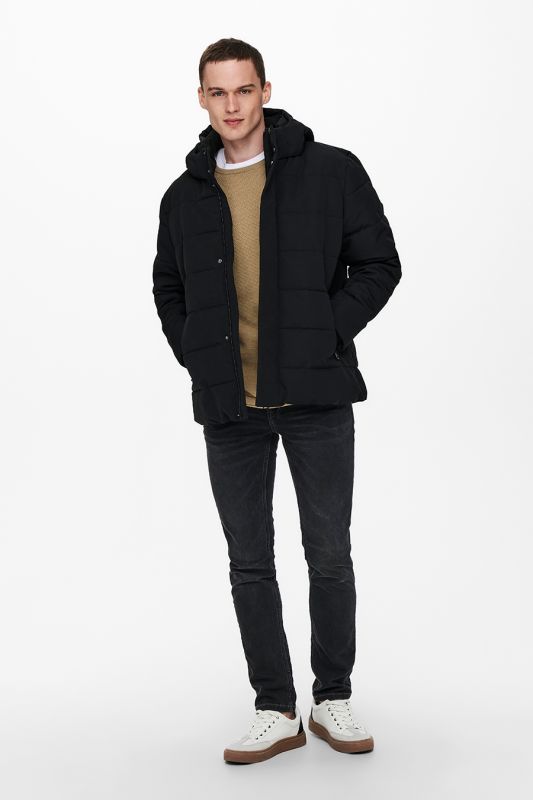Ziemas jaka ONLY & SONS 22019598-Black
