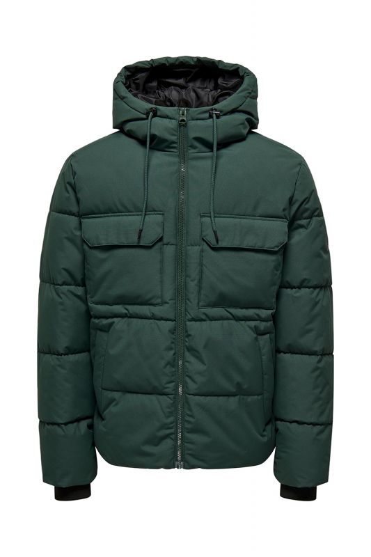 Ziemas jaka ONLY & SONS 22029661-Darkest-Spruc