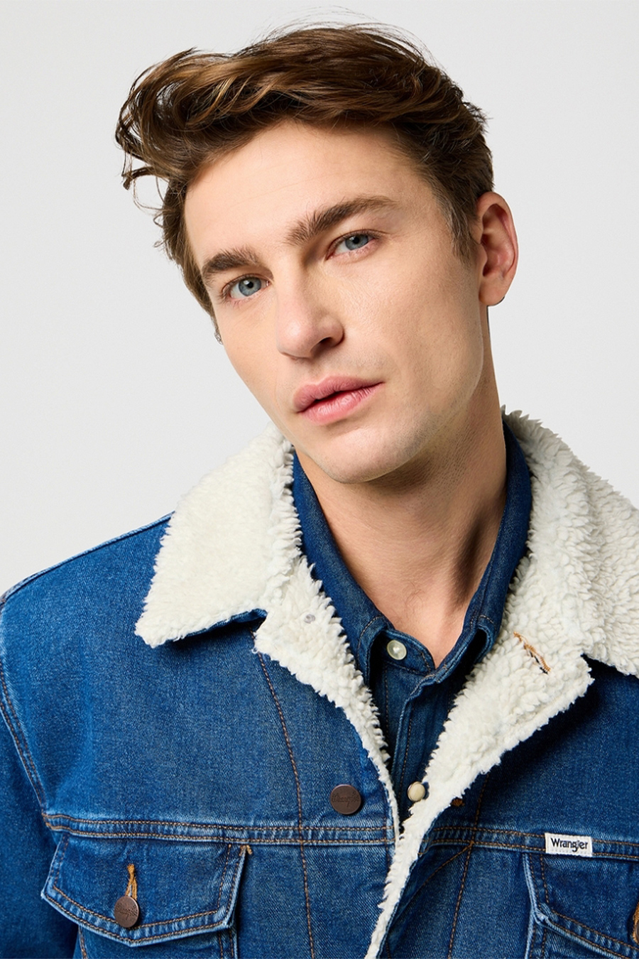 Джинсовая куртка с подкладкой WRANGLER 112371440