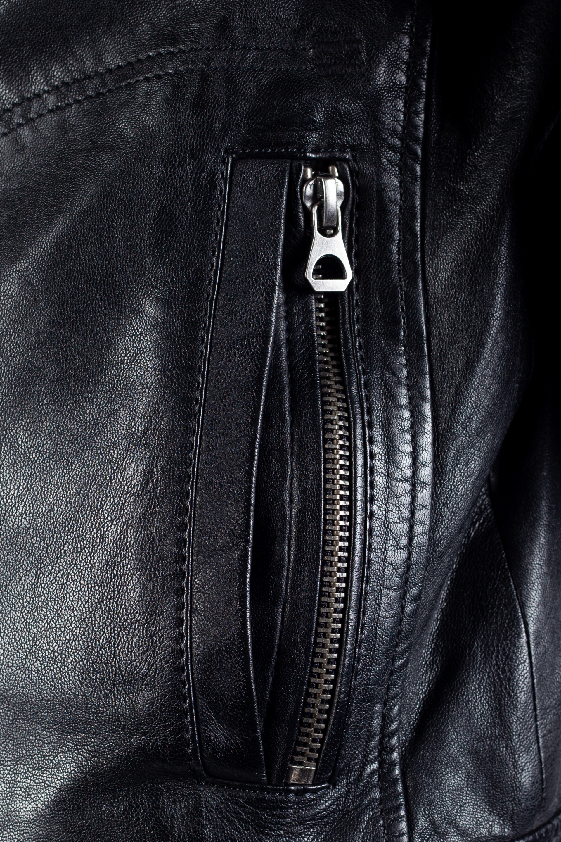 Кожаная куртка GIPSY 1201-0504-black