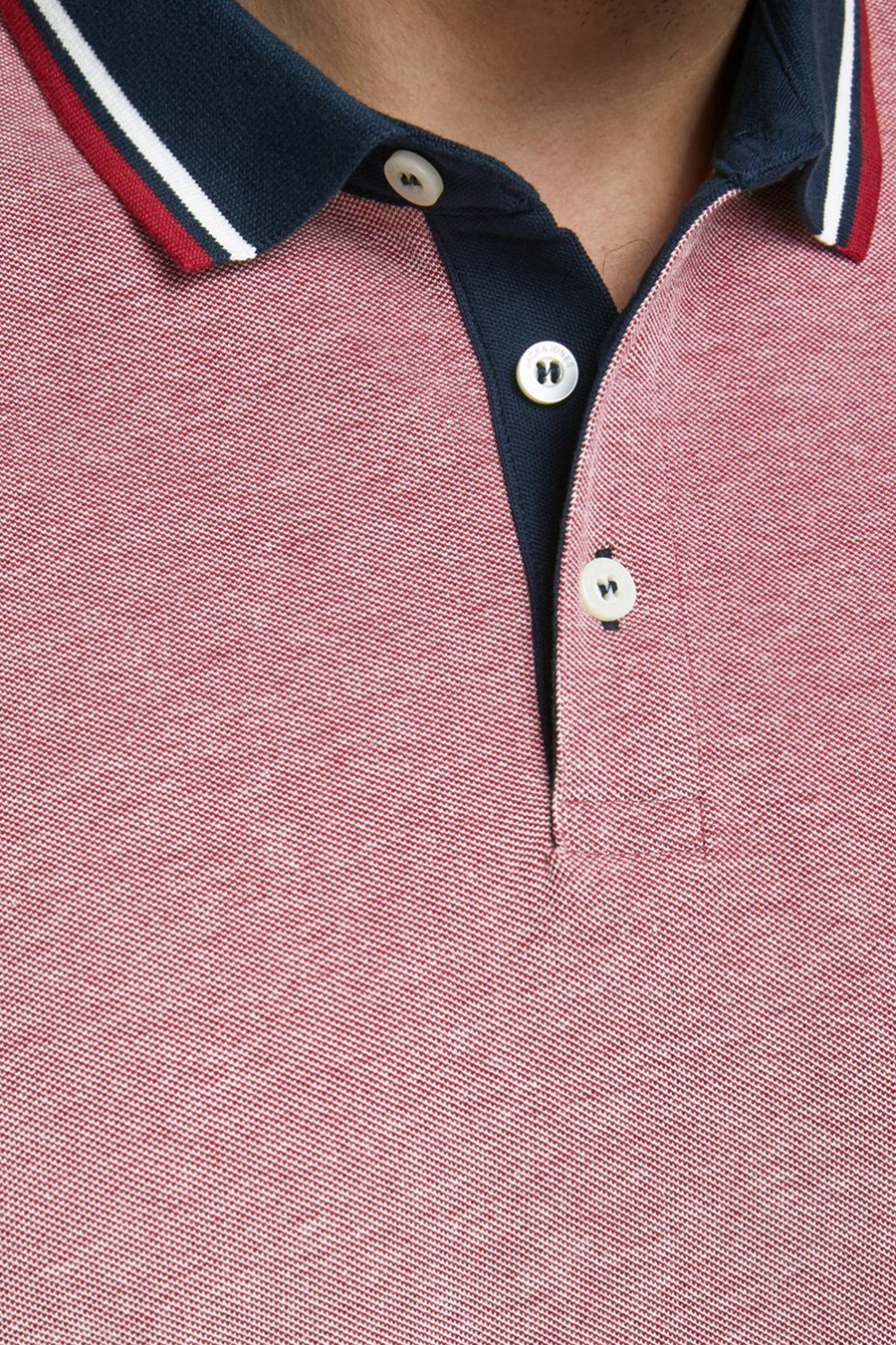 Рубашкa поло JACK & JONES 12143859-Rio-Red-PS