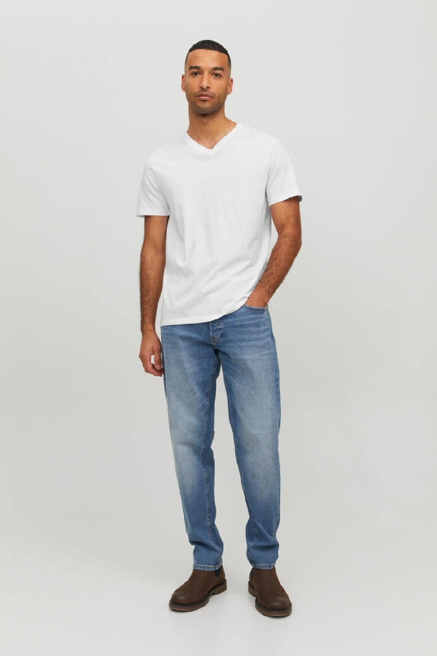 Футболкa JACK & JONES 12156102-White