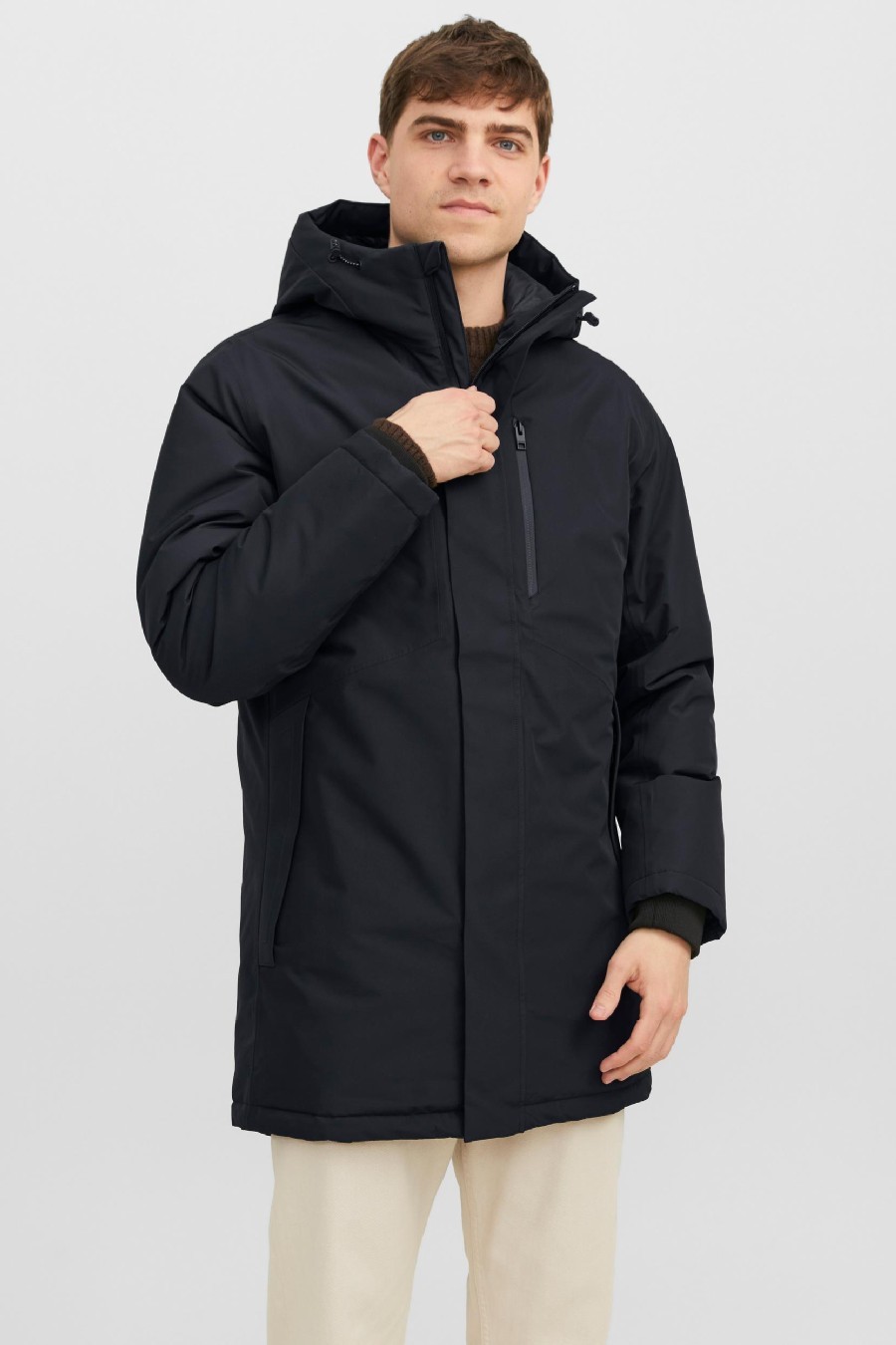 Зимняя куртка JACK & JONES 12236036-Black