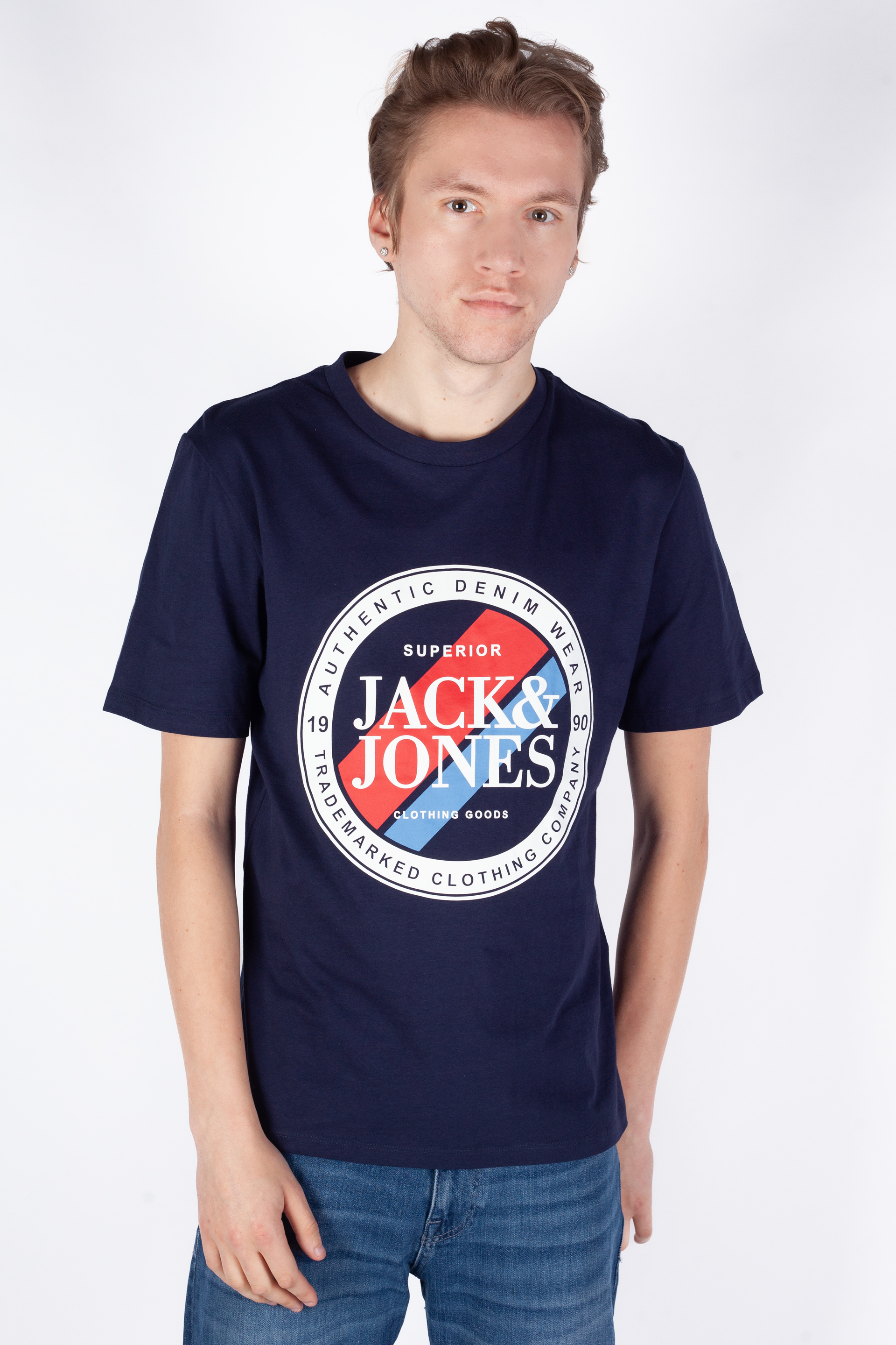 Футболкa JACK & JONES 12248624-Navy-Blazer
