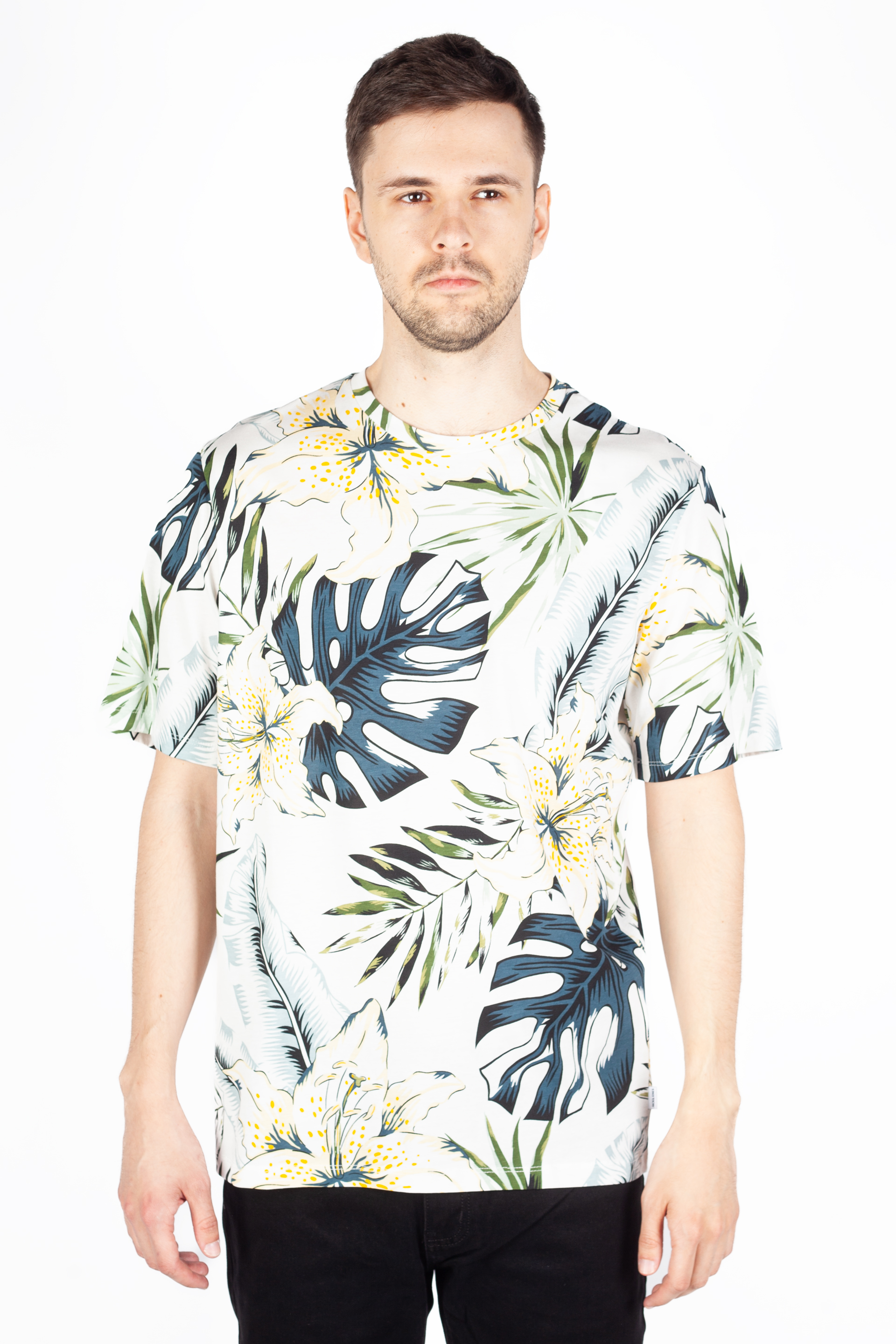Футболкa JACK & JONES 12269312-Cloud-Dancer