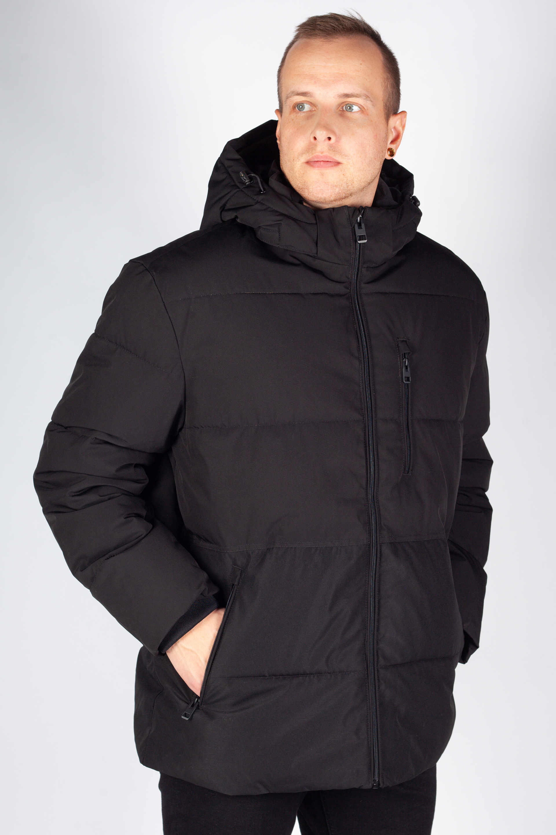 Зимняя куртка JACK & JONES 12279432-Black