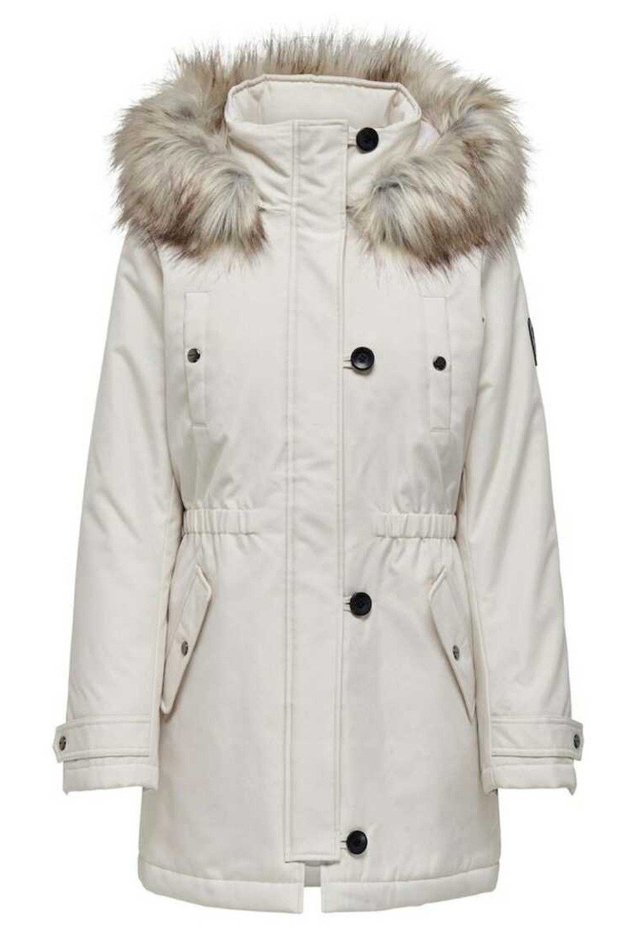 Зимняя куртка ONLY 15141837-Moonbeam-Grey