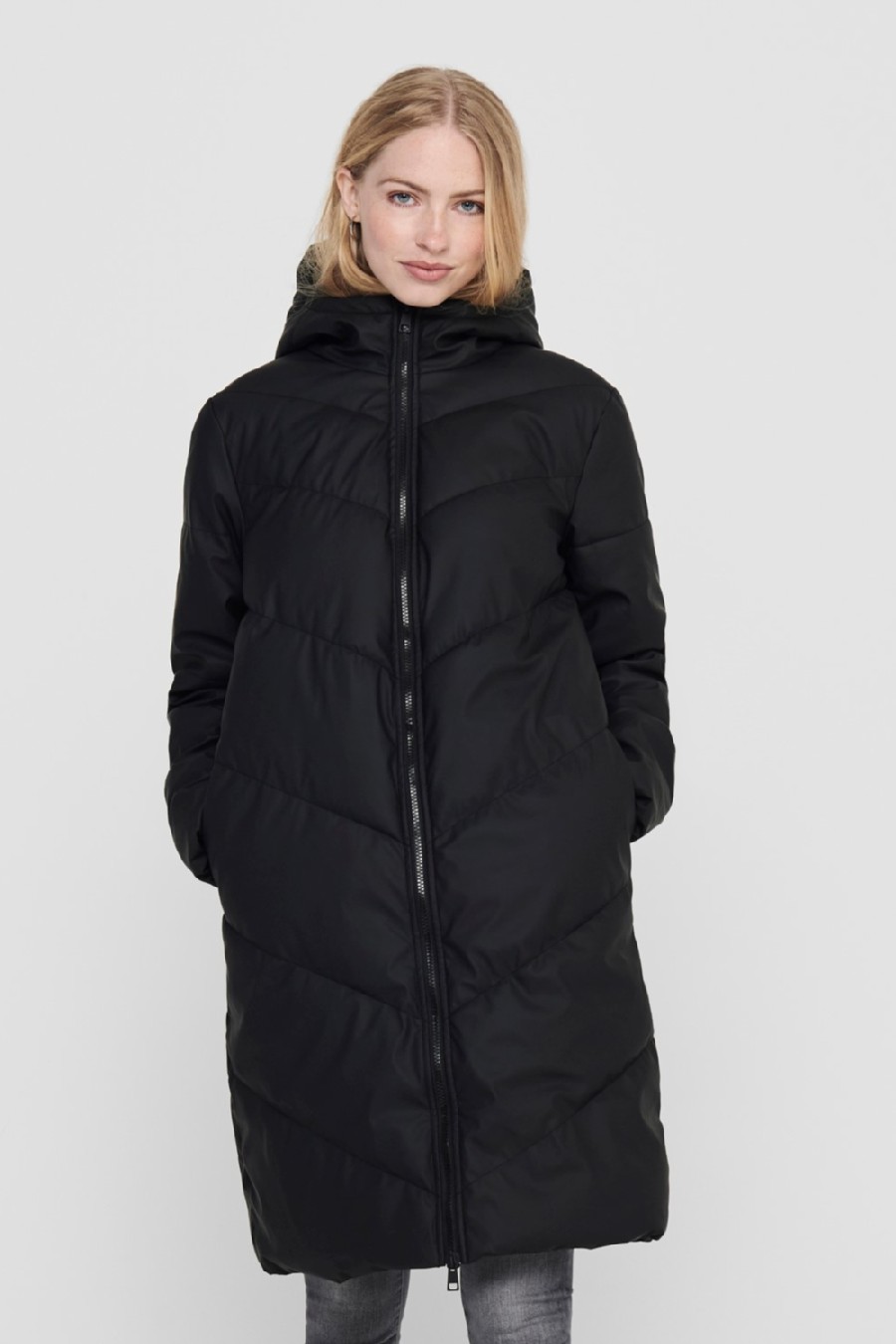 Зимняя куртка JACQUELINE DE YONG 15217556-Black