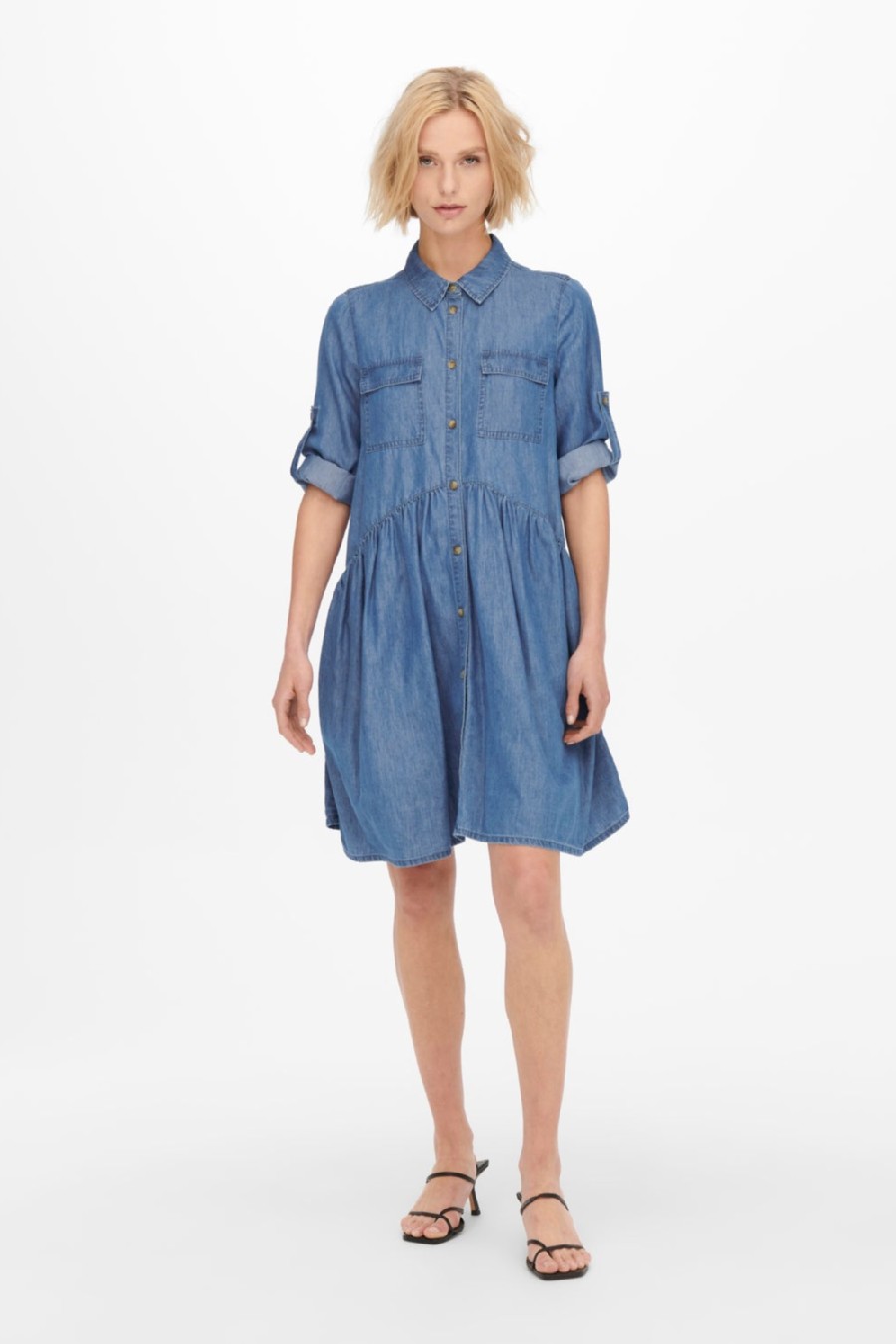 Джинсовое платье ONLY 15269000-Medium-Blue