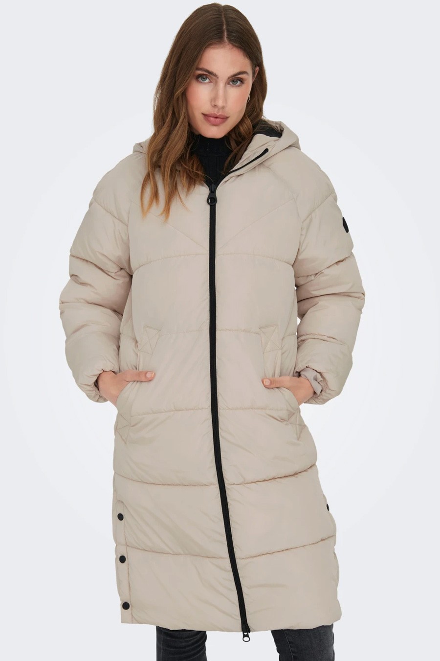 Зимняя куртка ONLY 15304786-Pumice-Stone