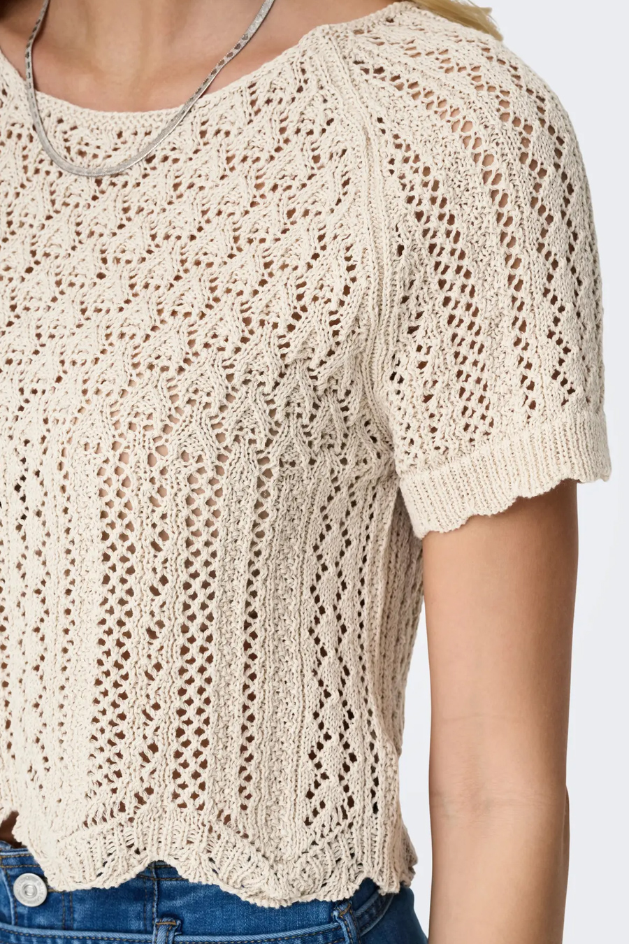 Свитер ONLY 15348591-Feather-Gray