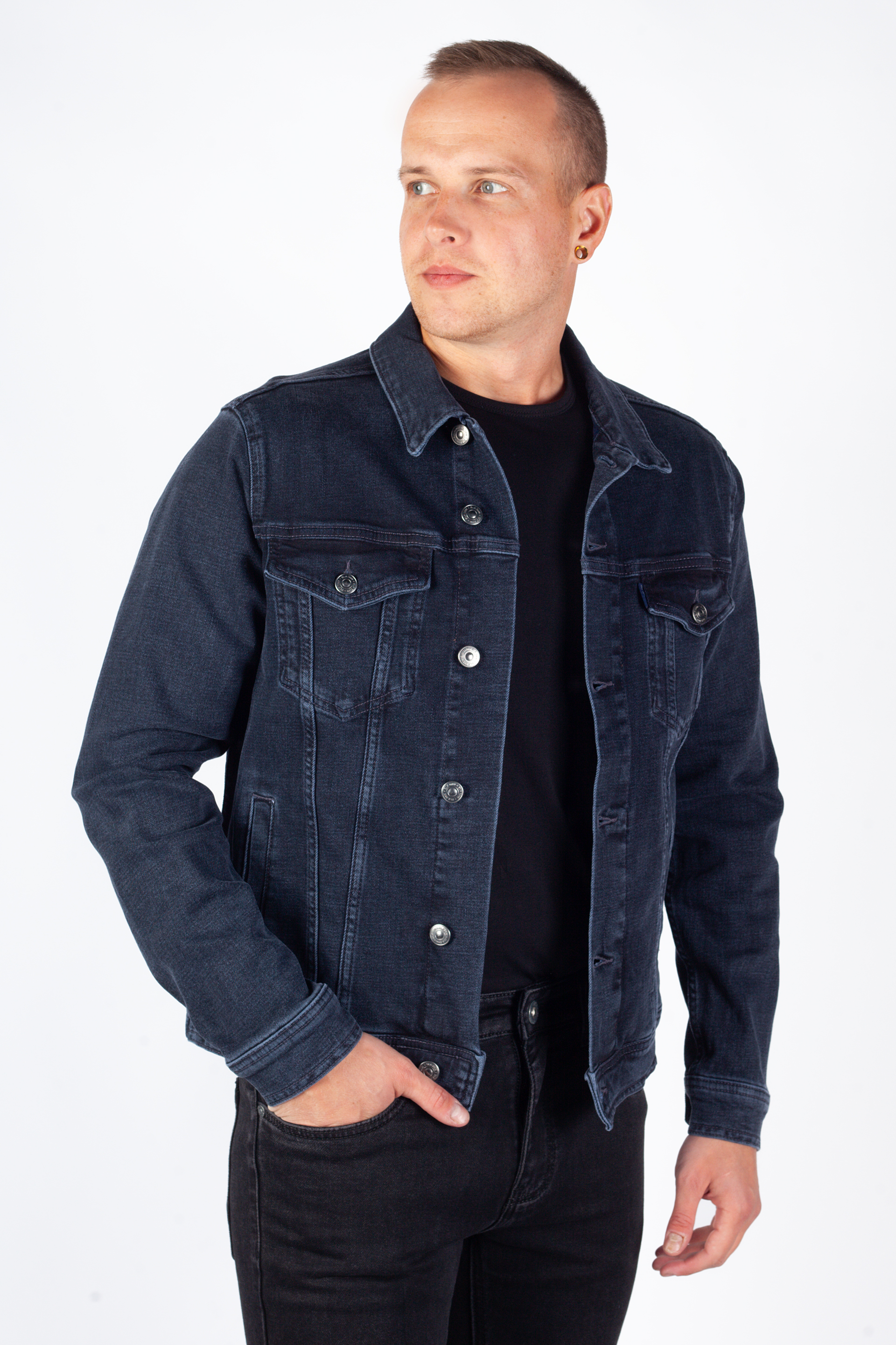 Джинсовая куртка BLK JEANS 1698-1115-318-211