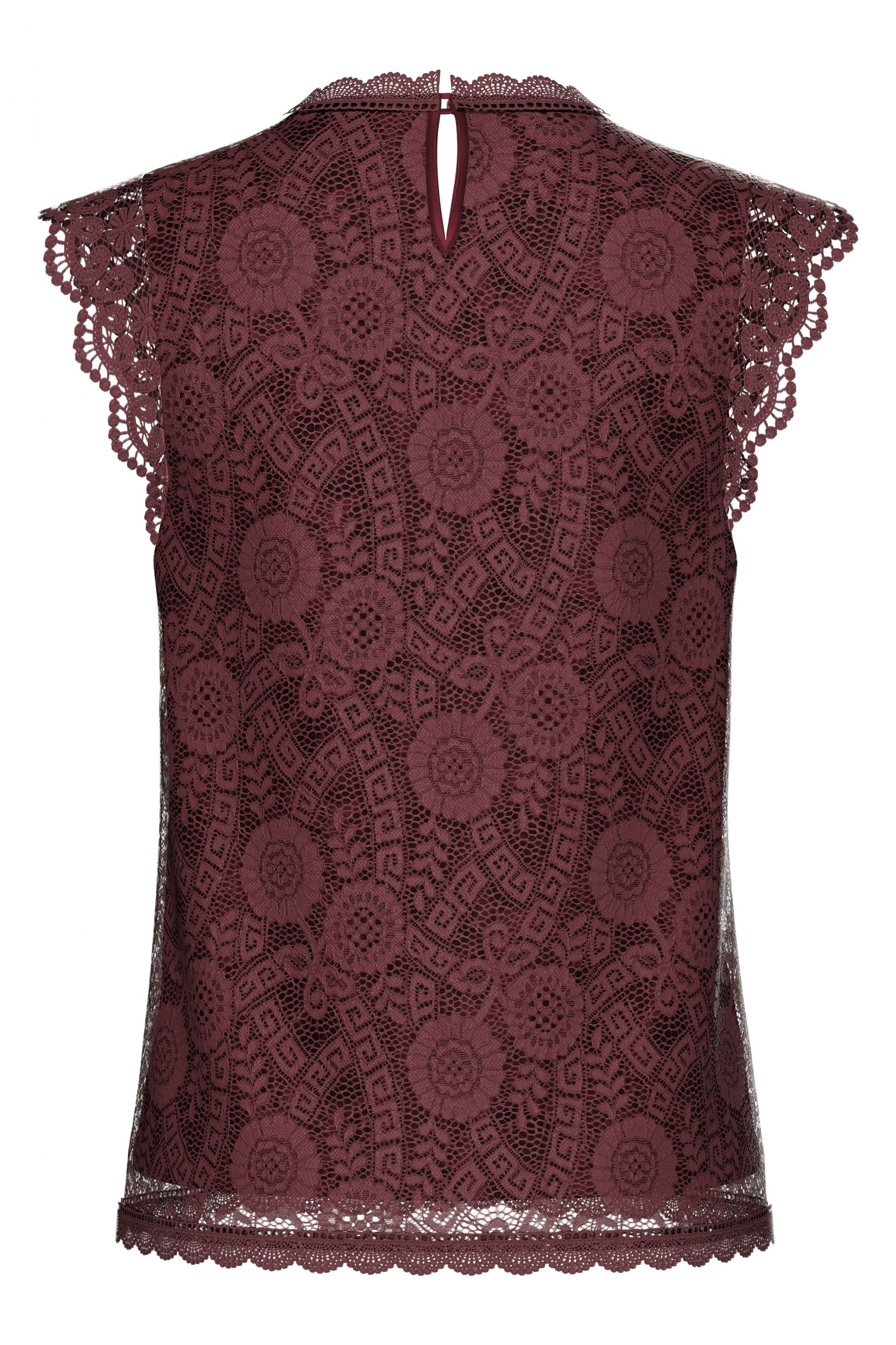 Футболкa PIECES 17120454-Tawny-Port