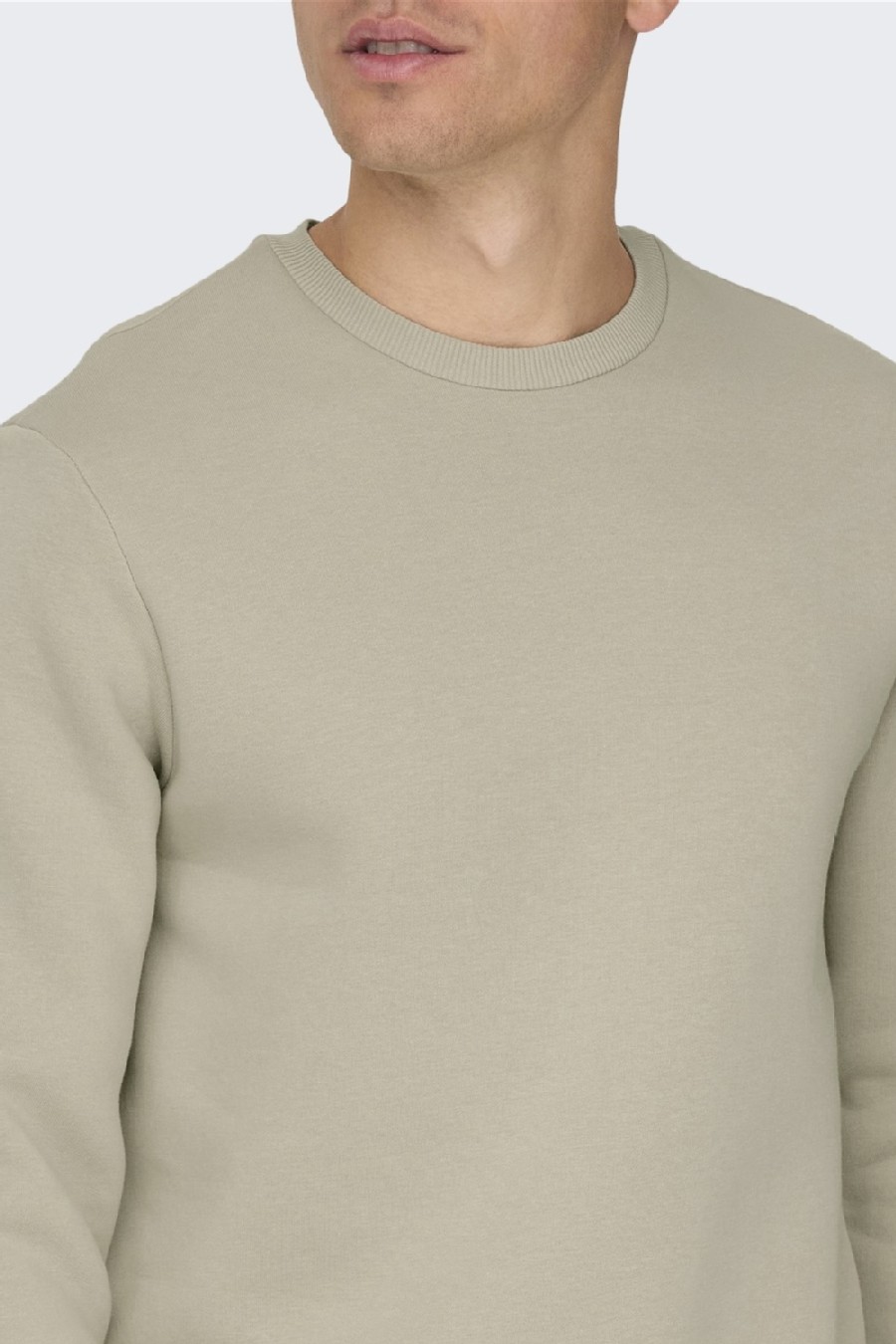 Спортивный свитер ONLY & SONS 22018683-Silver-Lining