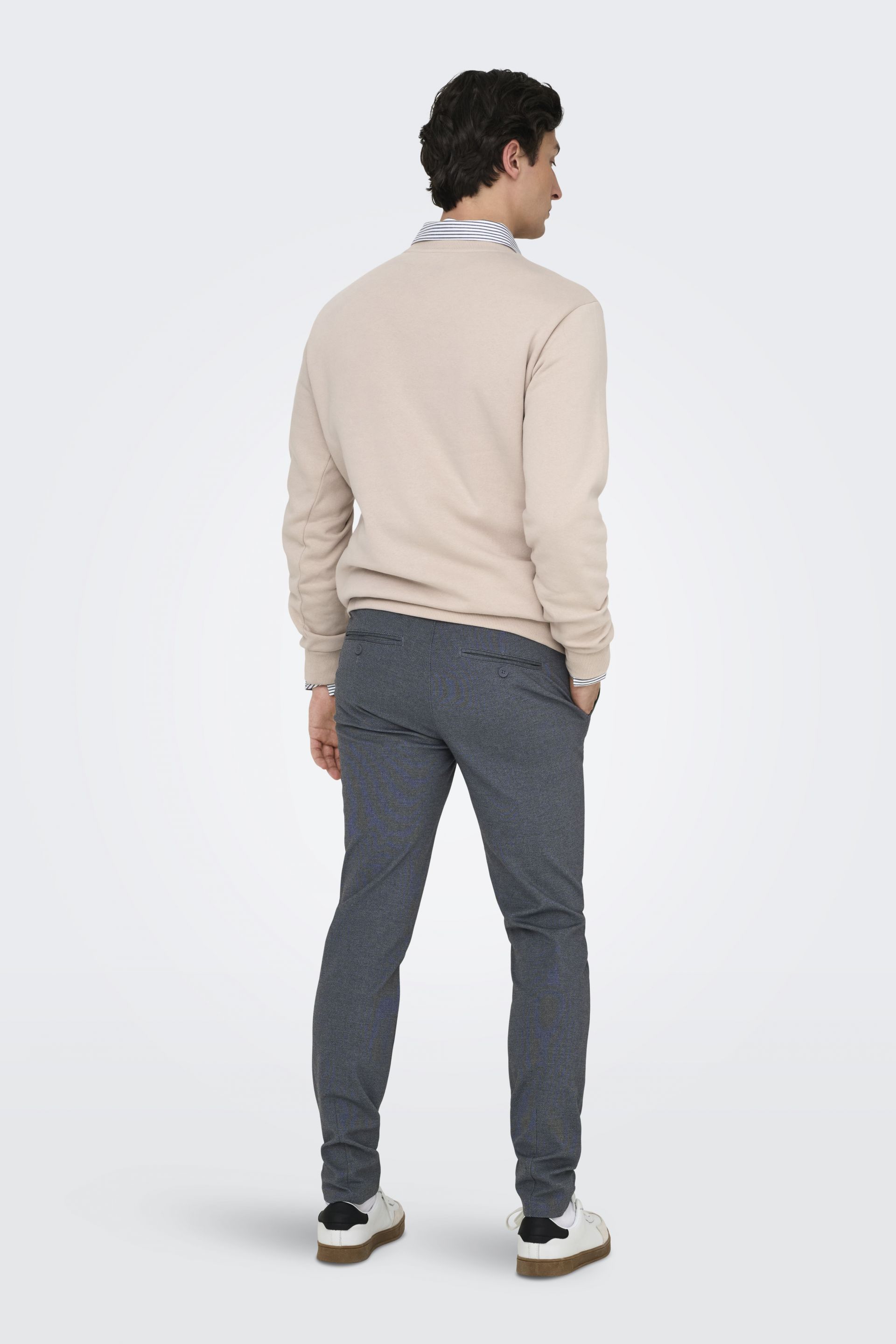 Классические брюки ONLY & SONS 22030256-Dark-Navy