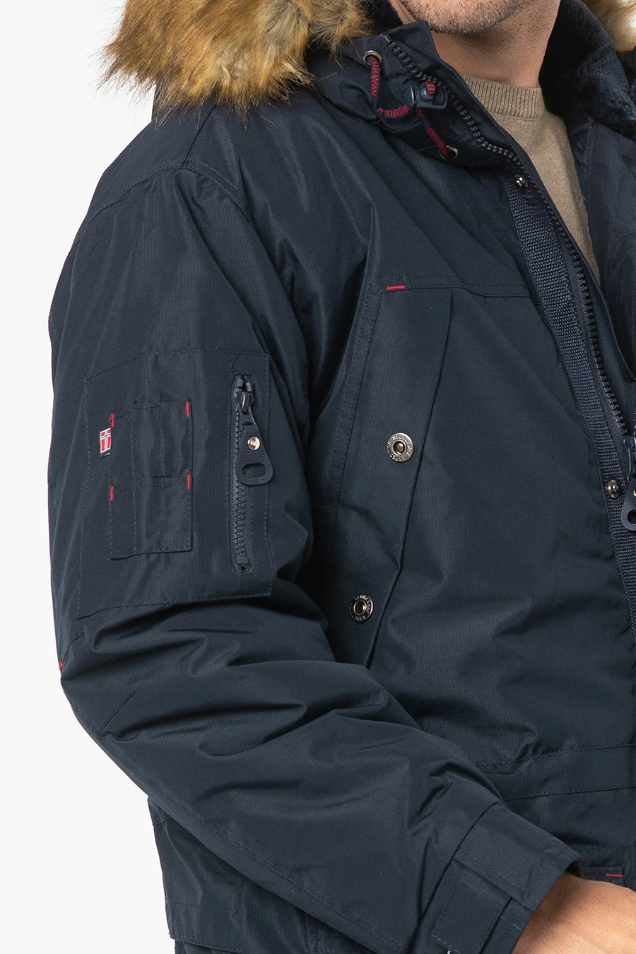 Зимняя куртка GEOGRAPHICAL NORWAY ABIOSAURE-Navy