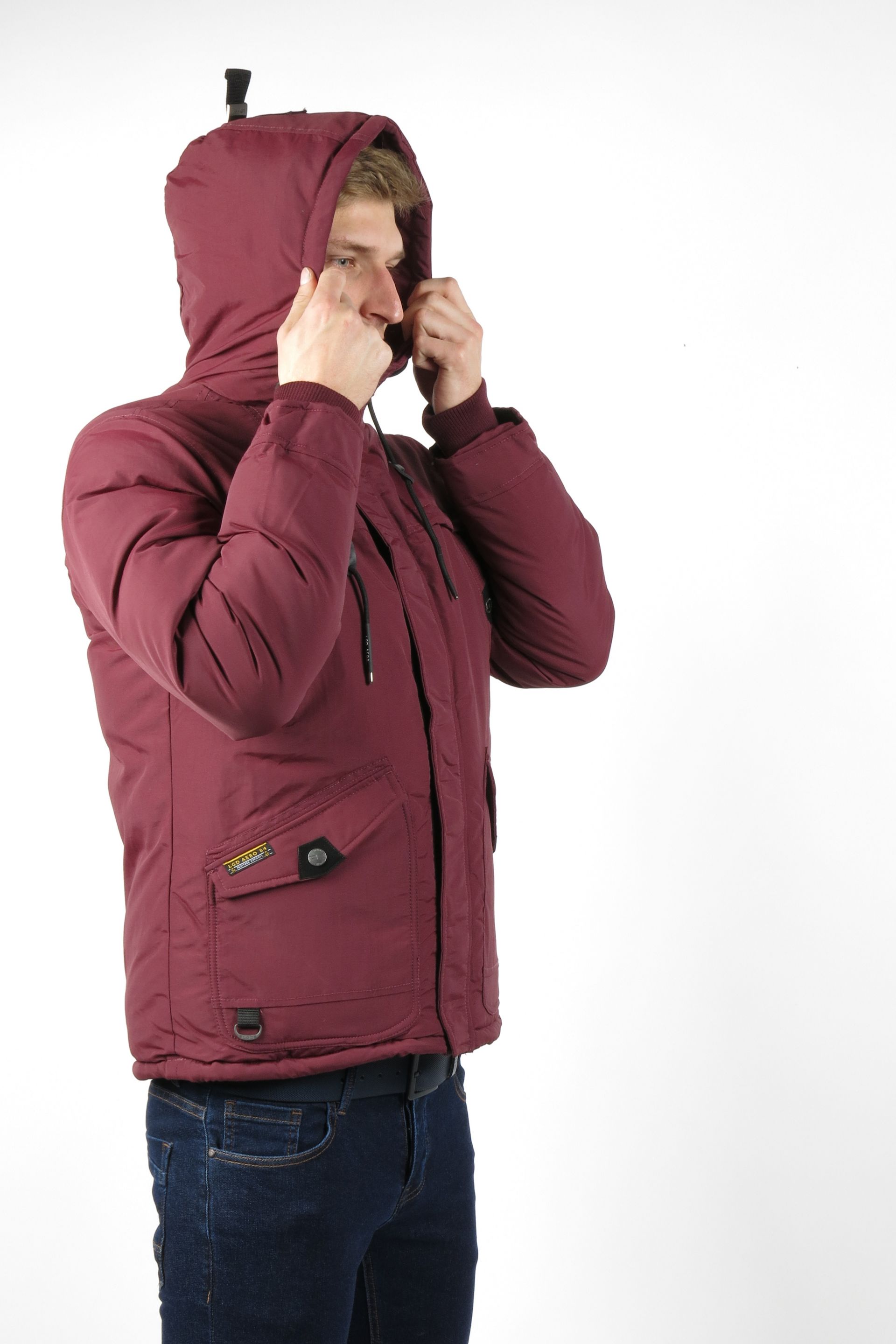 Зимняя куртка AERONAUTICAL ACROPOLE-BURGUNDY