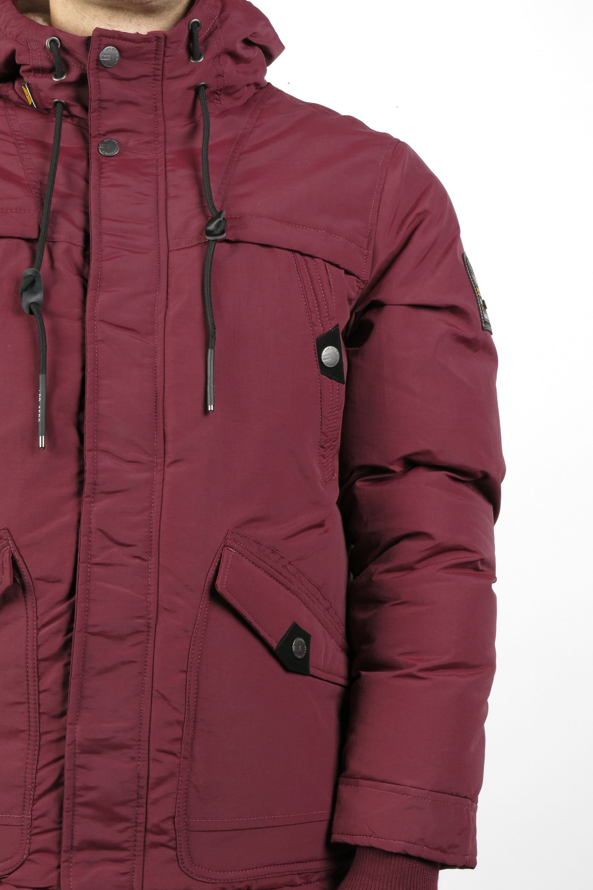 Зимняя куртка AERONAUTICAL ACROPOLE-BURGUNDY