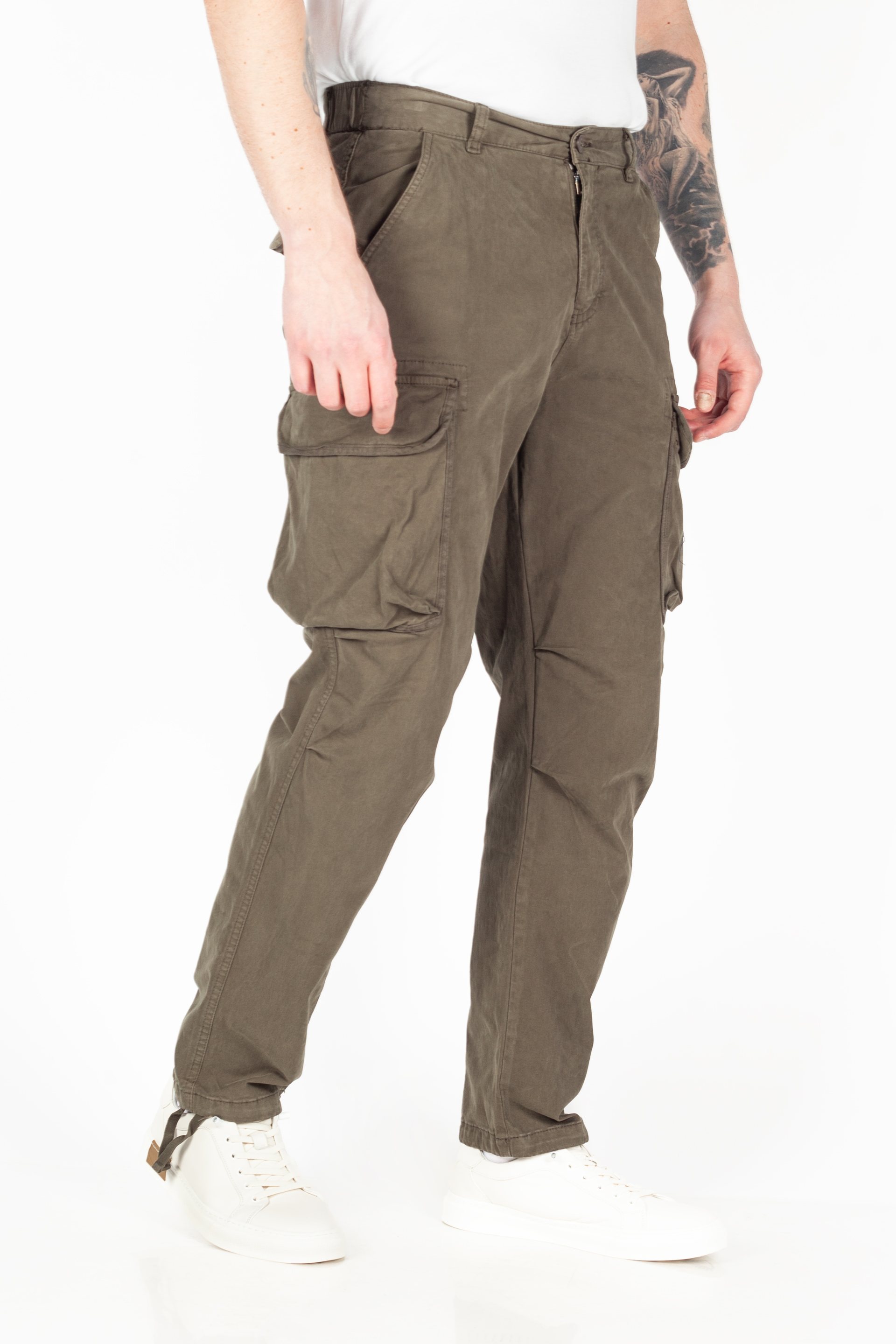 Брюки-карго KENZARRO C001-GREEN