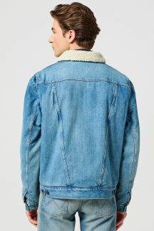 Джинсовая куртка с подкладкой WRANGLER 112357271
