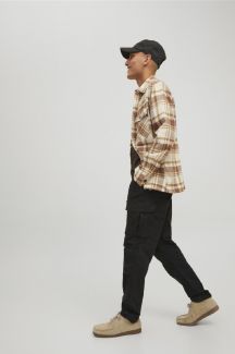 Брюки-карго JACK & JONES 12216664-Black-SOLID