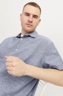 Льняная рубашка JACK & JONES 12253721-Faded-Denim