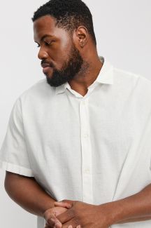 Льняная рубашка JACK & JONES 12269090-White