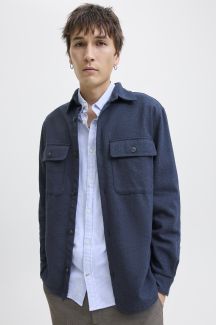 Рубашка JACK & JONES 12286840-Dark-Navy