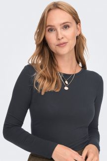 Футболкa с длинным рукавом JACQUELINE DE YONG 15272092-Black