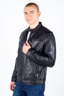 Кожаная куртка DEERCRAFT 3701-0126-black